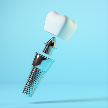 Dental crown, abutment, and dental implant